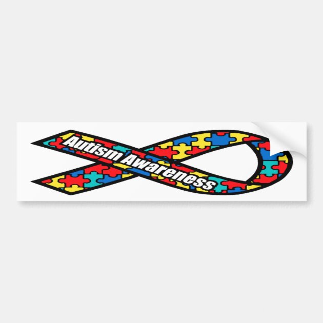 Autism Awareness Puzzle Bumper Sticker | Zazzle