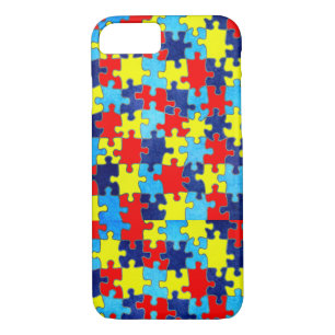 Autism Awareness-Puzzle by Shirley Taylor iPhone 8/7 Case