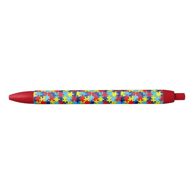 Autism Awareness-Puzzle by Shirley Taylor Pen (Front)