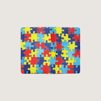 Autism Awareness-Puzzle by Shirley Taylor Pocket Moleskine Notebook