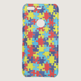 Autism Awareness-Puzzle by Shirley Taylor Uncommon Google Pixel Case