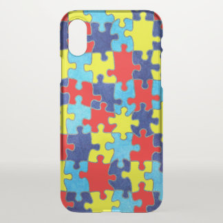 Autism Awareness-Puzzle by Shirley Taylor iPhone X Case