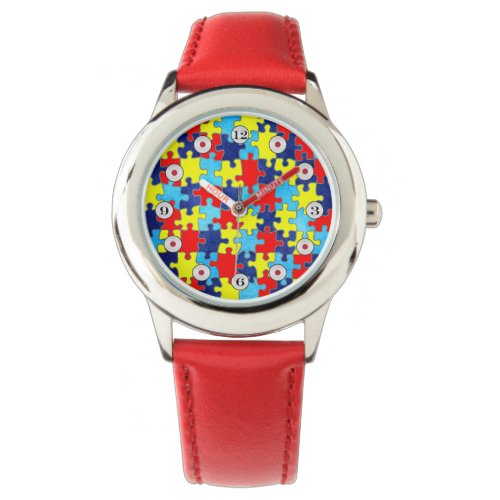 Autism Awareness_Puzzle by Shirley Taylor Watch