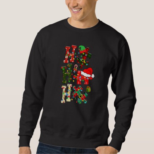 Autism Awareness Puzzle Christmas Hohoho Autistic  Sweatshirt