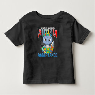 Autism Awareness Puzzle Cute Dino Autistic Kid Toddler T-shirt