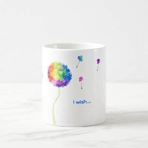 Autism Awareness Puzzle Dandelion Wishes Coffee Mug