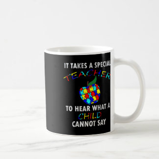 Autism Awareness Puzzle Design Support Special Ed  Coffee Mug