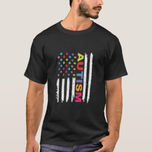 AUTISM AWARENESS - PUZZLE FLAG T Shirt