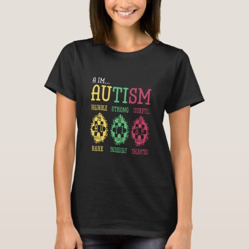 Autism Awareness Puzzle Periodic Table Elements Au T_Shirt