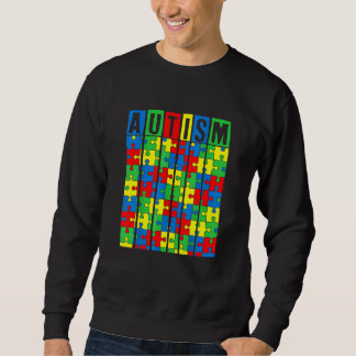 Autism Awareness Puzzle Piece Autistic Boys Girls  Sweatshirt