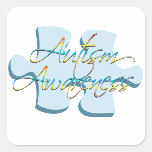 Autism Awareness Puzzle Piece Sticker