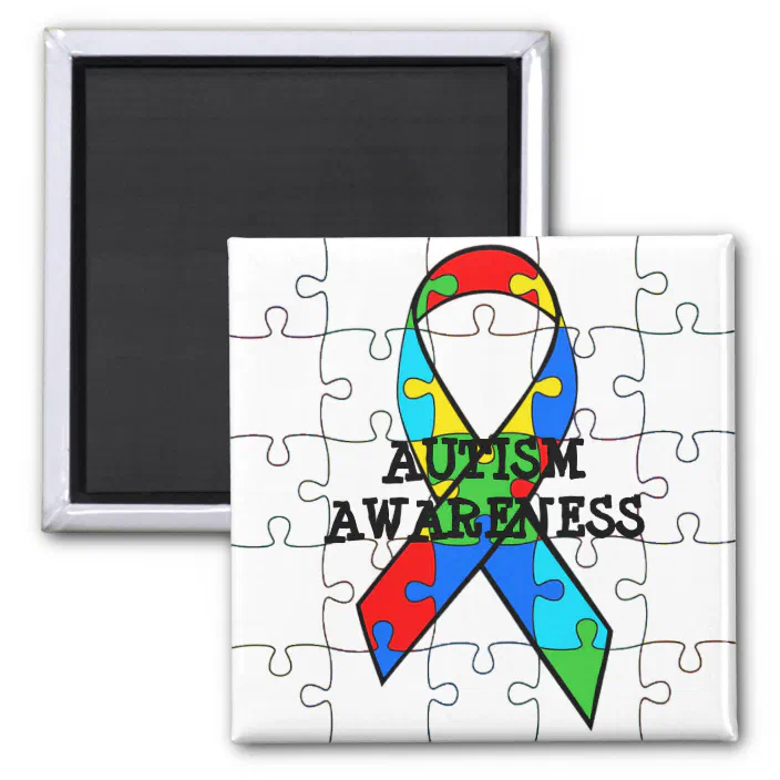 Autism Awareness Puzzle Piece Magnet 