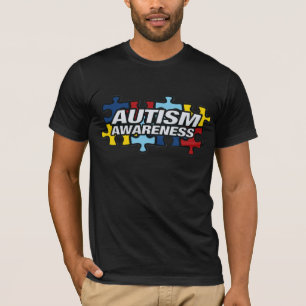 Autism Awareness Puzzle Pieces T-Shirt