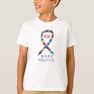 Autism Awareness Puzzle Ribbon Custom Shirt