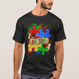 Autism Awareness Puzzle T-shirt 