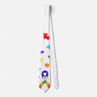 Autism Awareness puzzle Tie