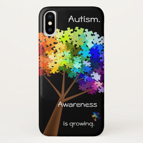 Autism Awareness Puzzle Tree Smart Phone Case