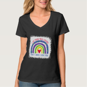 Autism Awareness Rainbow Puzzle Piece I See Your T T-Shirt