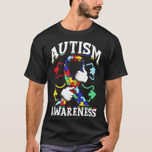 Autism Awareness Ribbon Autism Awareness Supporter T_Shirt