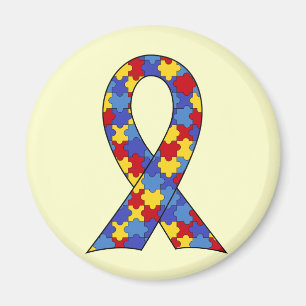 Autism Awareness Ribbon Magnet