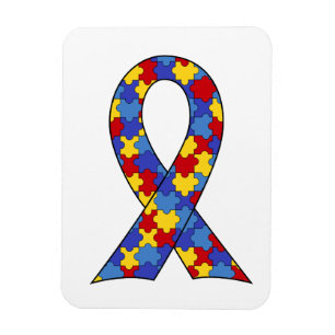 Autism Awareness Ribbon Magnet