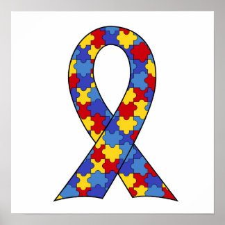 Autism Awareness  Ribbon Poster