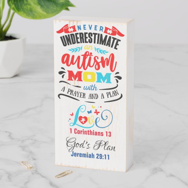 Autism Awareness  rustic wooden signs (In Situ Vertical)