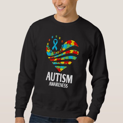 Autism Awareness S Heart Proud Support Month April Sweatshirt