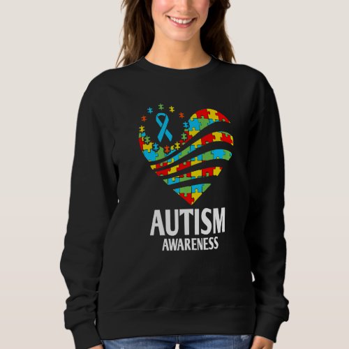 Autism Awareness S Heart Proud Support Month April Sweatshirt