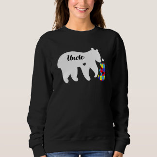 Autism Awareness S I Love Someone With Autism Bear Sweatshirt