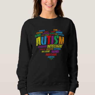 Autism Awareness S Women Heart Support Autistic Ki Sweatshirt