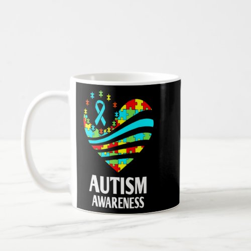 Autism Awareness S Women Heart Support Autistic Mo Coffee Mug