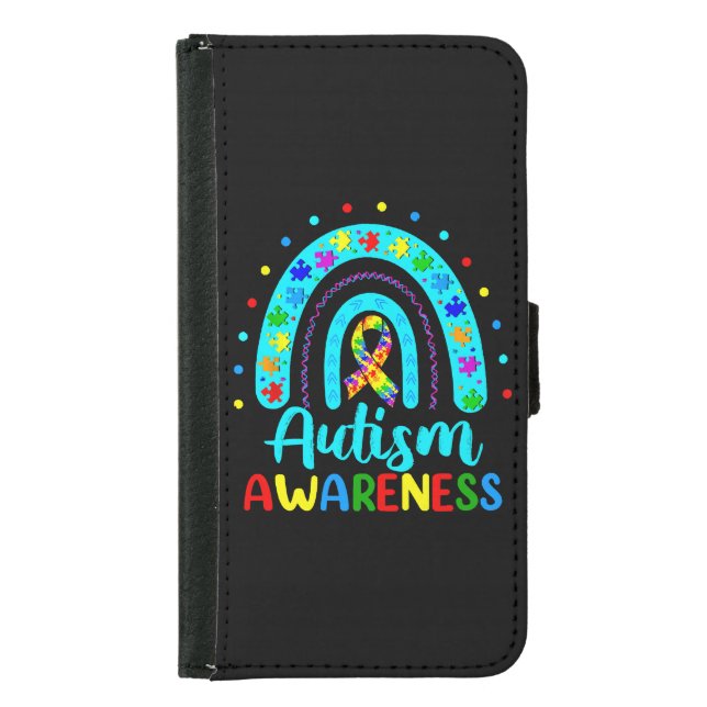 Autism Awareness Samsung Galaxy Wallet Case (Front)