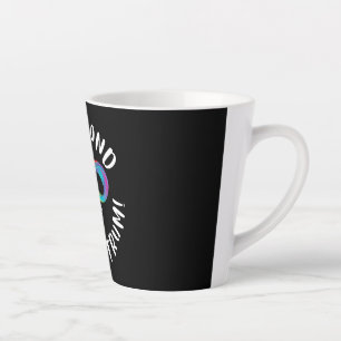 Autism Awareness - see beyond the spectrum Latte Mug