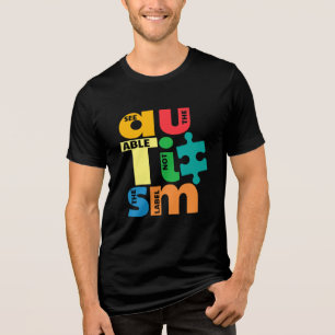 Autism Awareness See the Able Not Label Tri-Blend Shirt