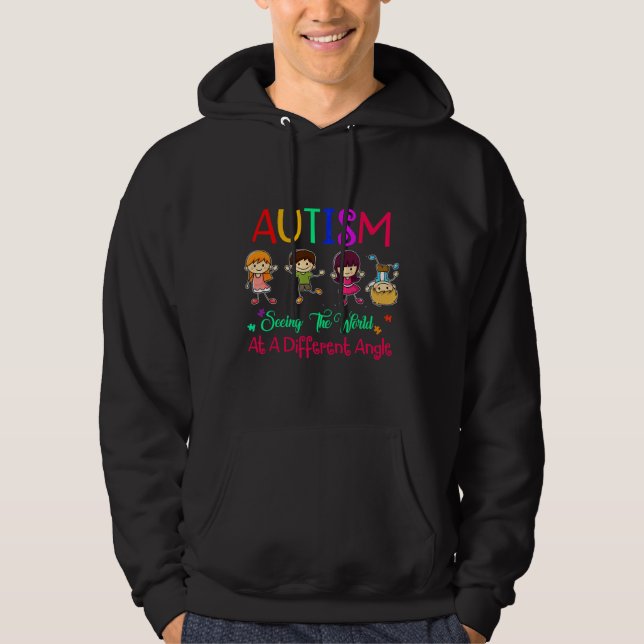 Autism Awareness Seeing The World From Different A Hoodie (Front)