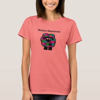 Autism Awareness Sheep T-shirt by SillySheep at Zazzle