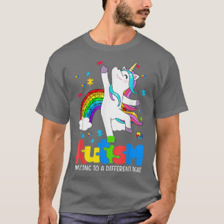 Autism awareness shirt Dabbing Unicorn Dancing Puz