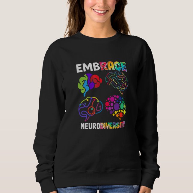 Autism Awareness Shirt Embrace Neurodiversity Gift (Front)
