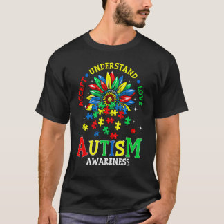 Autism Awareness Shirts Accept Understand Love Aut