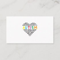 Autism Awareness Shirts - Autism Heart Shirt Business Card