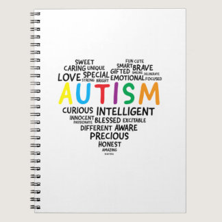 Autism Awareness Shirts - Autism Heart Shirt Notebook