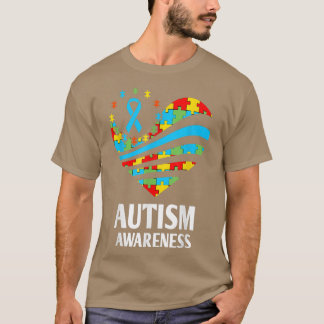 Autism Awareness Shirts Women Heart Support Autist