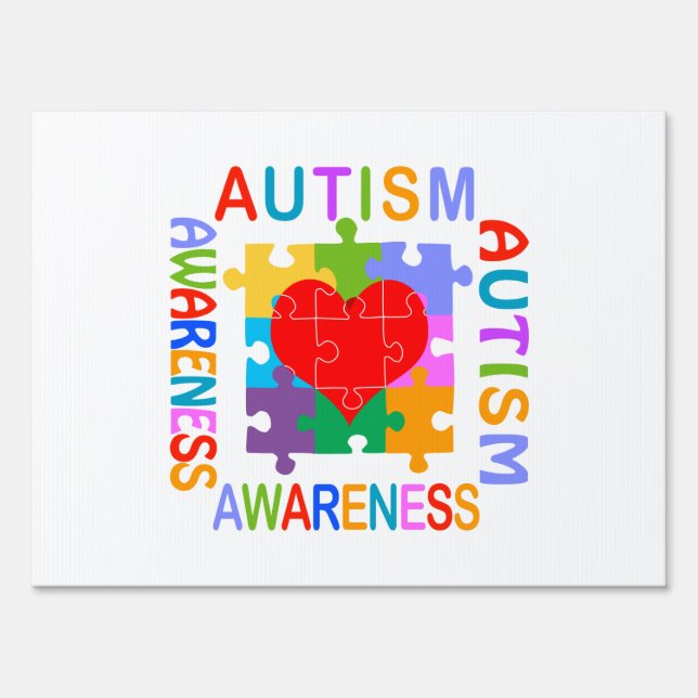 Autism Awareness Sign (Front)