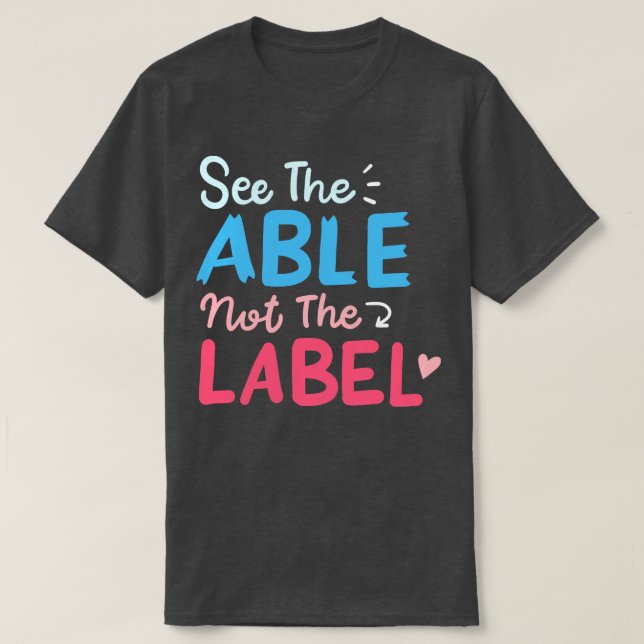 Autism Awareness Special Education SPED Teacher  T-Shirt (Design Front)
