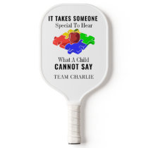 Autism Awareness Special Education Teachers Custom Pickleball Paddle