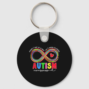 Autism Awareness Strength And Heart Set Us Apart 5 Keychain