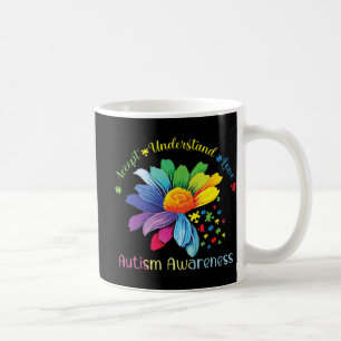Autism Awareness Sunflower Accept Understand Love Coffee Mug