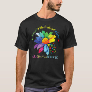 Autism Awareness Sunflower Accept Understand Love T-Shirt