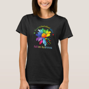 Autism Awareness Sunflower Accept Understand Love T-Shirt